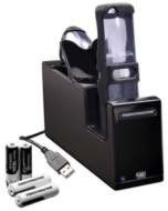 Solution complète de recharge et de rangement T-Charge pour Wii Black