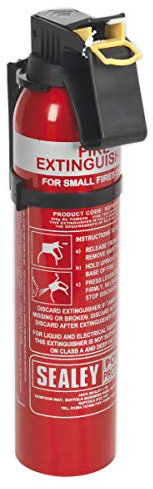 Sealey SDPE009D Fire Extinguisher 0.95kg Dry Powder - Disposable