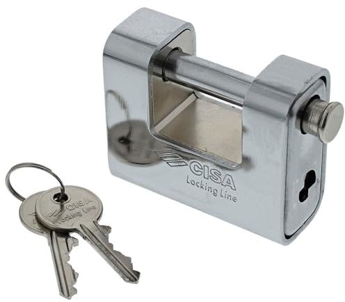 CISA 25769 Candado Encerrado Línea de Bloqueo Acero, 80 mm
