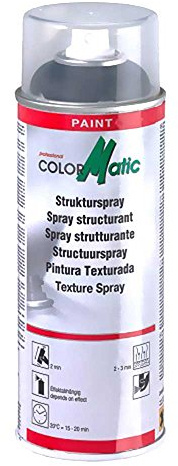 ColorMatic Strukturspray Struktur-Nachbildung Schwarz 400ml 190339 Motorrad