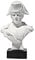 danila-souvenirs französischer Kaiser Napoleon Bonaparte marmor Büste Statue Skulptur 13 cm