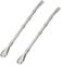 Cuillere Paille Pichet filtre à thé réutilisable en acier inoxydable Paille Yerba Mate pour smoothie et boisson chaude Set de 2
