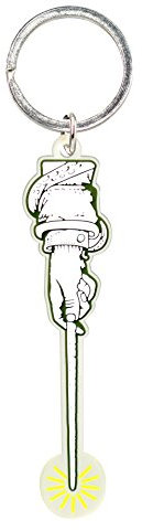 Fantastique Beast Magic Wand W/Main Soft Touch en PVC Porte-clés Fantaisie