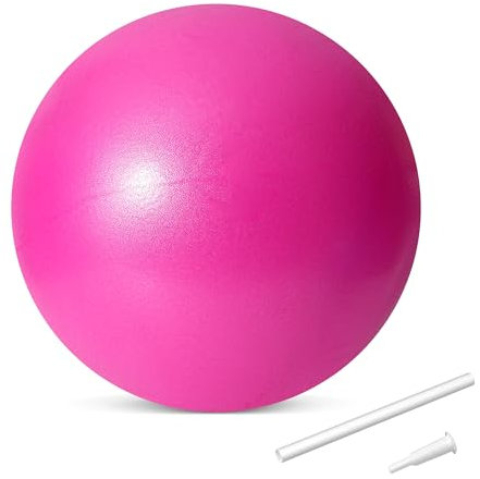 TRIXES Rosa Pilates-Übung, Kräftigungsball, PVC, Yoga-Workout-Gymnastik-Übungshilfe, Gymnastikball, Pilates-Ball, Fitnessstudio-Zubehör, Trainingsgeräte