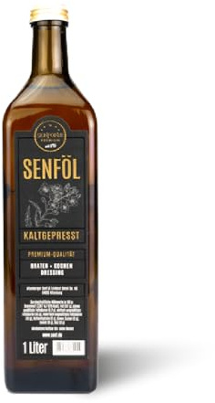 Altenburger Original 1 Liter 100% reines Senföl kalt gepresst, natürlich milder Geschmack