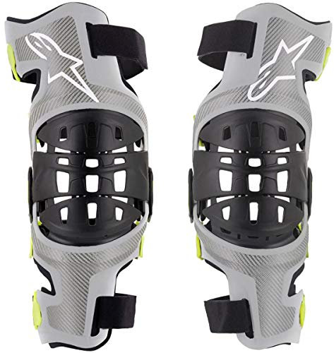 Alpinestars Rodillera Mx - Par 2019 Bionic 7 None (Xl/Xxxxl, Plata)