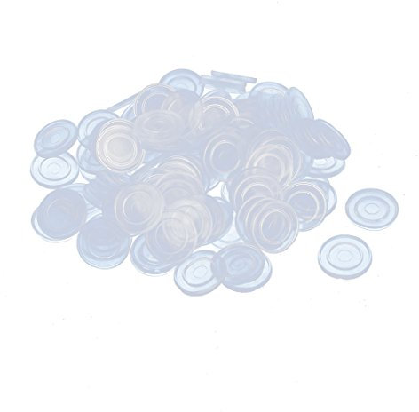 Aexit 100stk Möbel-Zubehör 18mm Dmr Gummifüße für rutschfesten weich Griff Pad Puffer Möbelfüße für Glastisch