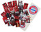 FC Bayern München Schokoladentäfelchen 15 Stück Schokolade - Plus Logo-Aufkleber FCB