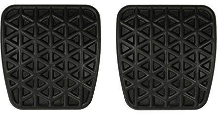 D.I.K OnlineShop Pedalbelag Bremspedal Kupplungspedal 90468789 Schwarz (2 Stück) DIK100