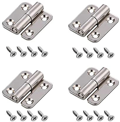 Bisagra de bandera pequeña de acero inoxidable, bisagra desmontable para cajas de madera, armario de cocina, puertas interiores, bisagra de ventana