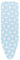 Brabantia - Copriasse da Stiro A - 110 x 30 cm - Set Completo in Cotone al 100% e Strato di Schiuma da 8 mm - Per Ferri da Stiro e Vapore - Cordoncino di Fissaggio e Stretch-System - Freeze Breeze