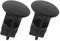 The Lord of the Tools 2PCS Wheelie Bin Lid Hinge Pins 43mmx18mm Compatible with Otto/ESE (New Type) Household or Commercial 240 Litre Wheelie Bins Plastic Black
