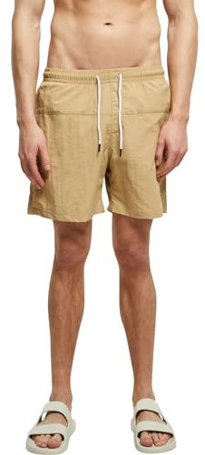Urban Classics Men's Block Swim Shorts Trunks, Unionbeige, M