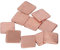 20PCS Copper Heatsinks 15x15mm Cuivre Dissipateur de Chaleur Plaque de Cuivre Refroidisseur Doucement Dissipateur Thermique Surface Radiateur Shim Pad Dissipation Rapide de la Chaleur (1,8 mm)