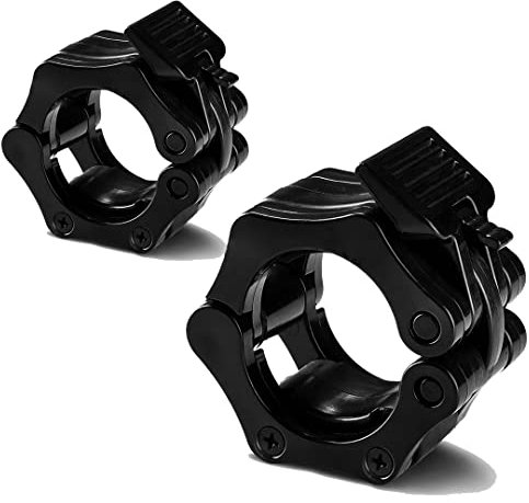 G5 HT SPORT Unisex – Erwachsene Coppia Di Ferma Bilancieri (30 Mm Nero) Paar Hantelverschlüsse schwarz, CHIUSURE DA Palestra DA 30 E 50 MM