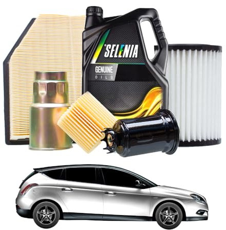 Tagliando per LANCIA Delta III 1.6 D Multijet 77 kw - 5 Lt di Selenia + 4 Filtri anno 2011<>2014