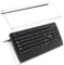DRERIO Tilted Keyboard Stand PC Computer Keyboard Stand Acrylic Ergonomic Keyboard Riser Clear Keyboard Tray Holder,Ergonomic Keyboard Support 43x14.5x3.8cm for Rooms Schools Office Desks