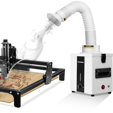 Yofuly Lötrauchabsaugung, Desktop Lötdampfabsauger, Solder Fume Extractor, Easy to use, Desktop and floor, 3-Stage Filtration System Benchtop Smoke Absorber