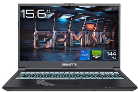 Gigabyte G5 KF5 Gaming Laptop - 15.6 Inch, 144Hz FHD, Intel Core i7-13620H, NVIDIA GeForce RTX 4060 GPU, 16GB DDR5 4800MHz, 1x 1TB Gen4 SDD, Windows 11 Home, 2 Year Warranty, G5 KF5-H3UK354SH