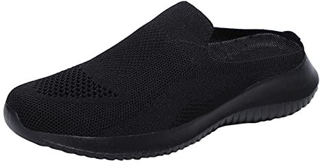 RYTEJFES Zapatos Ortopedicos Mujer, Fascitis Plantar Ortopédicos con Colchón Sneakers sin Cordones Arch Support Bambas Sneaker Antideslizantes Comodos Zapatos Deportivas Outdoor Zapatillas