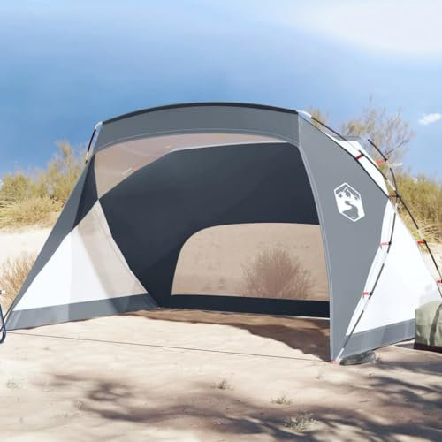 Home Outdoor Sonstiges Strandzelt grau 274x178x170/148cm 185T Taft