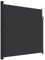 vidaXL Toldo Lateral retráctil Negro 200x600 cm
