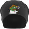 Atspauda Pepe The Disillusioned Sad Farmer Gardener Unisex dünne Baumwoll-Slouch-Beanie, Schwarz, Schwarz , Einheitsgröße