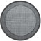 vidaXL Outdoor-Teppich Grau Ø200 cm PP