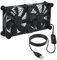 Ventilador De Computadora Doble USB,12V 2 In 1 Ventilador PC USB,Ventilador PC USB 2 In 1,Ventilador Doble Para PC Para PC,Computadora Portátil,Conducción,Hogar,Oficina