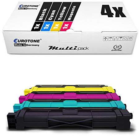 Eurotone 4X TN-243CMYK TN247 Kompatibel Toner für Brother TN243CMYK MFC L3750CDW MFC-L3750CDW DCP-L3550CDW DCP-L3510CDW MFC-L3770CDW HL-L3210CW HL-L3230CDW TN-247BK TN-243 TN-243BK TN243