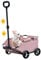 Hundebuggy – Rollende Katzentragetasche, Getränkehalter, Haustier-Kinderwagen, leicht, zusammenklappbar, 4 , Hundewagen für Reisen, Einkaufen, Spazierengehen, Spielen