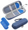 Borsa Termica per Insulina Porta Insulina Termico da Viaggio Custodia per Penne Insulina con 2 Impacchi di Ghiaccio Frigorifero Portatile per Diabetici per Diabete Siringhe, L'insulina e Farmaci Blu