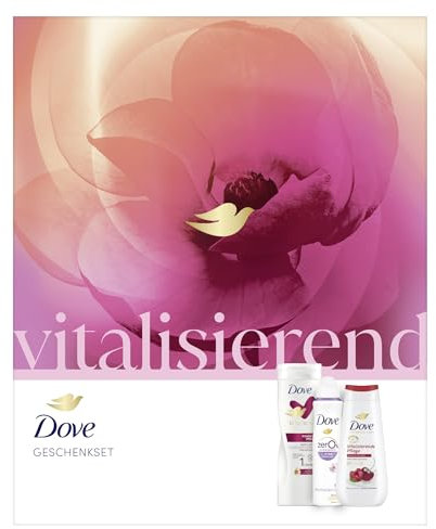 Dove Geschenkset Vitalisierend mit Duschcreme, Body Lotion und Deodorant (225 ml + 400 ml + 150 ml)