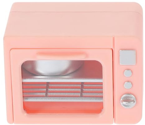 ibasenice Mini-Four Jouets Enfants Mini Fours Mini-électroménagers - Décoration de Cuisine des modèles Accessoire de scène de Maison de poupée modèle de Four décoratif PP