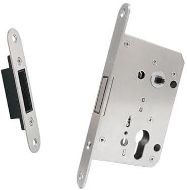 Door Lock Gearbox Universal Lock Body, Indoor Door Lock Body, Large 505872 Lock Body, Household Lock Cylinder Door Lock Box(5850)