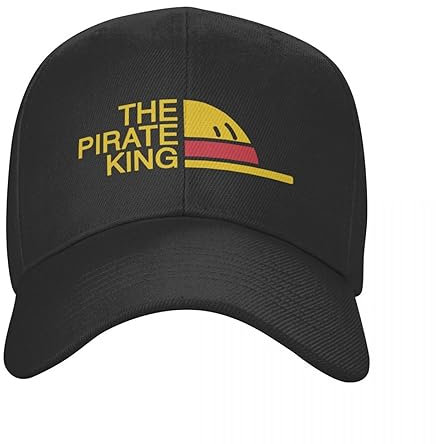 Basecap Punk The Pirate King Baseballkappe Damen Herren Atmungsaktiv Luffy Anime Papamütze Sonnenschutz Snapback Caps Sommerhüte