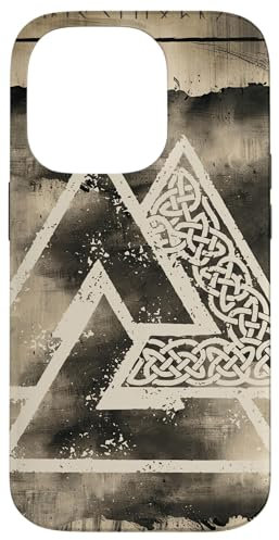 Hülle für iPhone 14 Pro Wikinger Valknut nordisches heidnisches Symbol Vintage Nordisch