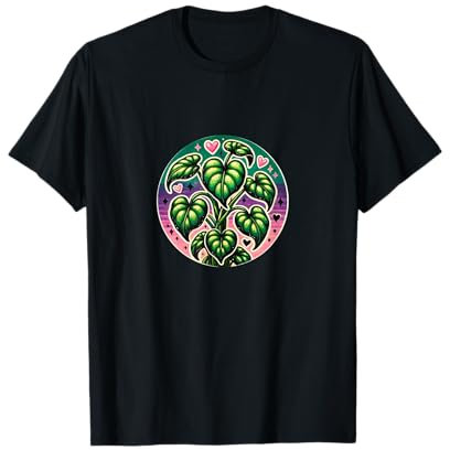 Pothos Pianta D'appartamento Amante Illustrazione Pianta Mamma Maglietta