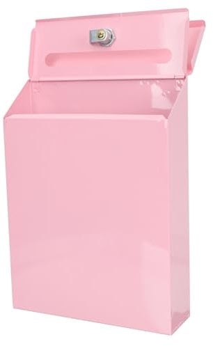 PNAJFUEL Briefkasten Mit Schloss Briefkasten-Zubehör Briefkasten-Zubehör Für Zu Hause/Pink/30X23Cm