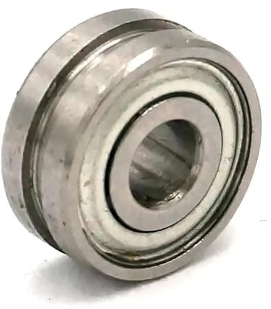 ZDVHOMCB 3 * 10 * 4mm U Groove Width 0.7mm Guide Pulley Sheave Sealed Rail Ball Bearing