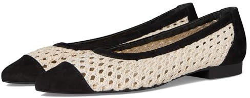 Paul Green Women's Daisy Ballet Flat, Black Nature Diva, 8