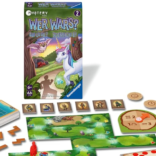 Ravensburger 24929 - Wer War's Mystery Kids Im Zauberwald - Detektiv- und Rätselspiel ab 5 Jahre, für 1 bis 4 Spieler, Mystery Spiel