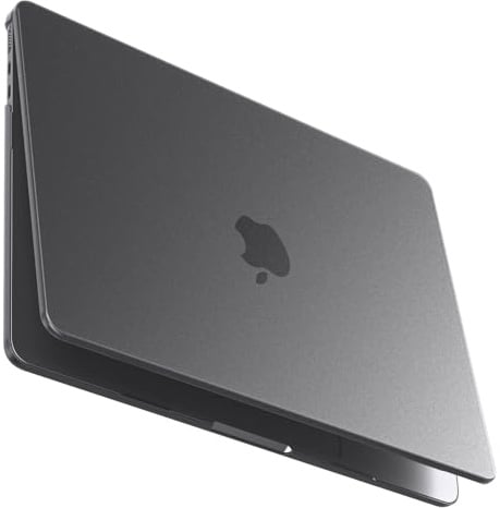 BlueSwan avec Coque MacBook Air 13 Pouces 2026-2022 M5 M4 M3 M2 | Anti-traces Coque Compatible avec 2026-2022 Mac Air 13,6A3449 A3240 A3113, Pochette Protection Ordinateur Portable, Noir Mat