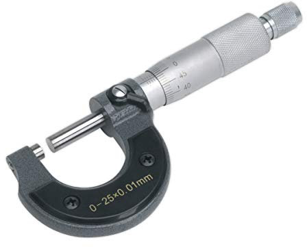 Sealey Ak9630M External Micrometer 0-25Mm