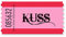 corpus delicti :: 1 Rolle Kuss à 100 St. Wertmarken für Jungesellenabschiede und das Valentinsgeschenk (64.KSS)