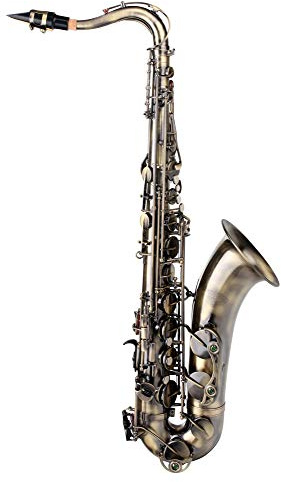 Classic Cantabile Winds TS-450 Antique Yellow Tenorsaxophon (Messing, Vintage Lackierung, Hoch-Fis-Klappen, ergonomische Klappenmechanik)