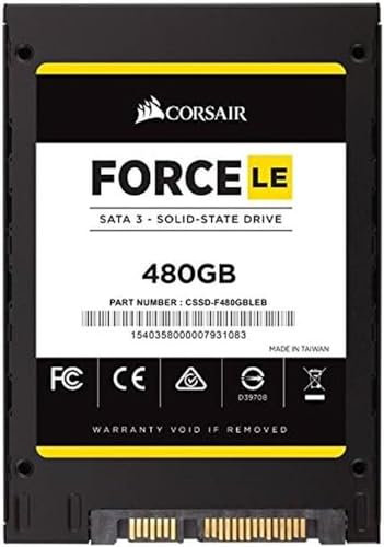 Corsair (CSSD-F480GBLEB) Force Series LE 480GB (6Gb/s) SATA 3 TLC NAND Disque SSD