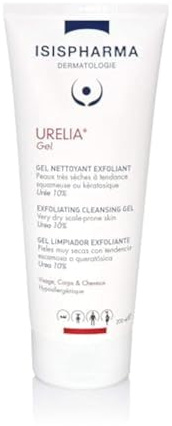 ISISPHARMA URELIA Gel - Gel nettoyant exfoliant - Peaux très sèches à tendance squameuse ou hyperkératosique - Fabrication Française