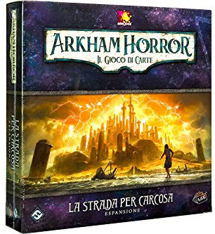 Asmodee - Arkham Horror Das Kartenspiel: Der Weg zu Carcosa - Erweiterung Kartenspiel, Ausgabe auf Italienisch