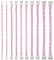 BGTXINGI 10PCS 2/3/4/5/6 Pin Cable with Double-end XH2.54mm Pitch Cable Plug 30cm(Pink And White)Compatible with JST XH